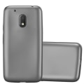 Miniatyrbild 1 av 4: Cadorabo Fodral fungerar med Motorola MOTO G4 PLAY i METALLIC GRÅ - Stötsäker och reptålig TPU silikonhölje - Ultra Slim