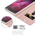 Miniatyrbild 4 av 4: Cadorabo fodral till Motorola MOTO Z - i rosa - Skydd med magnetlås Rosa