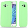 Miniatyrbild 1 av 4: Samsung Galaxy J1 2015 (5) Fodral CANDY PASTELL GREEN Cadorabo DESIGN CANDY Cover TPU Silikonskydd Fodral Cover Ultra Slim Bumper