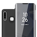 Miniatyrbild 1 av 4: Coque - CADORABO - Samsung Galaxy A70e - Clear View - Skydd 360 grader - Svart Svart