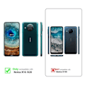 Miniatyrbild 2 av 4: Coque för Nokia X10/X20 - CADORABO - Grå Blommig - Syntetiskt läder - Magnetisk Stängning - Ställfunktion Blommig grå