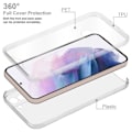 Miniatyrbild 3 av 4: Fodral till Samsung Galaxy S22 PLUS Fodral i TRANSPARENT Fodral Fodral Fodral 360° helkroppsskydd Skärmskydd
