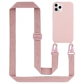 Miniatyrbild 1 av 3: Telefonfodral - CADORABO - iPhone 11 PRO MAX - TPU silikon - Justerbar sladd - Optimalt skydd Rosa