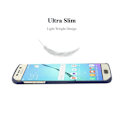 Miniatyrbild 2 av 4: Coque - CADORABO - Samsung Galaxy S6 EDGE - Hårdt Beskyttelse - Mat Design - Blå Farve Blå