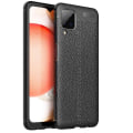 Miniatyrbild 1 av 3: Skyddsfodral - CADORABO - Samsung Galaxy A12 / M12 - Syntetisk läder - TPU - Elegant design Svart