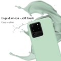 Miniatyrbild 3 av 4: Coque - CADORABO - Samsung Galaxy S20 ULTRA - Silikon TPU - LIQUID LIGHT GREEN - Stötte-skydd VÄTSKA LJUSGRÖN