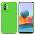 Miniatyrbild 1 av 4: Fodral för Xiaomi RedMi NOTE 10 PRO i FLUID GRÖN Hölje Etui Case Cover i flexibel TPU-silikon Skydd Grön