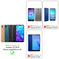 Miniatyrbild 2 av 4: Coque - CADORABO - Huawei Y5 2019 / Enjoy Play 8 / Honor 8S - Similicuir - Floral - Magnetisk stängning Blå