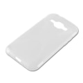 Miniatyrbild 2 av 4: Samsung Galaxy J1 2015 (5) SEMI TRANSPARENT Fodral från Cadorabo (Design X) Ultratunt mjukt silikongel TPU-skydd med anti
