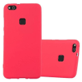 Miniatyrbild 1 av 4: Huawei P10 LITE Fodral i RED FROST by Cadorabo (FROST Design) Ultratunt mjukt silikongel TPU-fodral med anti-chock – Röd frost