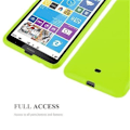 Miniatyrbild 4 av 4: Nokia Lumia 1320 fodral - CADORABO - GREEN JELLY - Nostalgisk - Glänsande - Mjuk Grön