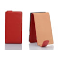 Miniatyrbild 3 av 3: Cadorabo LG NEXUS 5 DESIGN FLIP-stil Fodral Fodral i konstläder Struktur CHERRY RED