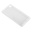 Miniatyrbild 3 av 4: Huawei P8 i SEMI TRANSPARENT från Cadorabo (Design -S-) Ultratunt mjukt silikongel TPU-fodral med anti-chock – skyddande