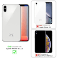 Miniatyrbild 2 av 4: Skal för Apple iPhone X / XS Etui i RÖD KIRSEBÄR Hölje Skydd Silikon TPU konstläderöverdrag Röd