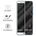 Miniatyrbild 3 av 4: Härdat glas för Honor 7X TRANSP, VIT skyddsfilm Honor 7X helskärm Honor 7X härdad display TRANSP, VIT