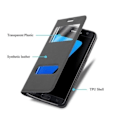 Miniatyrbild 3 av 4: Samsung Galaxy S7 EDGE Fodral i COMET BLACK från Cadorabo (Design VIEW) Helt skyddsfodral med flip flik, stativ