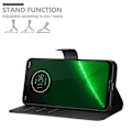 Miniatyrbild 2 av 4: Cadorabo fodral till Motorola MOTO G7 / G7 PLUS - i svart - Bokstativ funktion