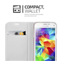 Miniatyrbild 3 av 4: Samsung Galaxy S5 MINI - S5 MINI DUOS-fodral i CLASSY SILVER från Cadorabo (MATTE METALLIC Design) Fullt skyddsfodral med
