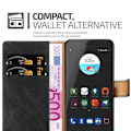 Miniatyrbild 3 av 4: Fodral - CADORABO - ZTE Blade V7 - Läderimitation - Svart - Stativfunktion Svart
