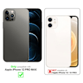 Miniatyrbild 2 av 4: Coque för Apple iPhone 12 PRO MAX Etui i Saphir Blå Hölster Skyddet Fodral i Elegant Silikon TPU konstläder Blå