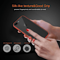 Miniatyrbild 3 av 4: Skydd för Apple iPhone 6 PLUS / 6S PLUS / 7 PLUS / 7S PLUS / 8 PLUS Fodral i Frostig Röd - Svarta Knappar Case Etui Cover Vit