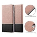 Miniatyrbild 2 av 4: Apple iPhone 6 Fodral - iPhone 6S i SVART ROSA från Cadorabo (LÄDER-LÄDER COMBI Design) Komplett skyddsfodral med