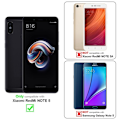 Miniatyrbild 2 av 4: 3x Härdat Glas Skärmfilm för Xiaomi RedMi NOTE 5 Skydd i HÖG TRANSPARENS Härdat Glas Vit