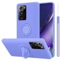 Miniatyrbild 1 av 4: Coque - CADORABO - Samsung Galaxy NOTE 20 ULTRA - Ljuslila - TPU Flexibel - Stötskydd Ljuslila