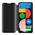 Miniatyrbild 3 av 4: Coque - CADORABO - Google PIXEL 4A - Clear View - 360 graders skydd - Stativfunktion Svart