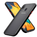 Miniatyrbild 1 av 4: Étui - CADORABO - Galaxy A20 / A30 / M10s - Hybrid skydd - Silicone TPU - Elegant matt design Svart