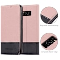Miniatyrbild 2 av 4: Samsung Galaxy S8 PLUS Fodral i SVART ROSA från Cadorabo (Design COMBI LEATHERETTE-LEATHERETTE) Fullt skyddsfodral med flipskydd