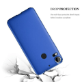 Miniatyrbild 3 av 4: Coque - CADORABO - HTC Desire 10 PRO - Hårdförsvar - Matt Metallisk Design - Blå Färg Blå