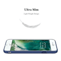 Miniatyrbild 4 av 4: iPhone 6 PLUS fodral - iPhone 6S PLUS BLÅ METALL Cadorabo Design MATT METALL Metallisk blå