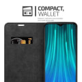 Miniatyrbild 2 av 4: Coque portefeuille - CADORABO - Xiaomi RedMi NOTE 8 PRO - Syntetiskt läder brun - Magnetstängning - 360° flip kastanj