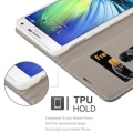 Miniatyrbild 2 av 4: Cadorabo Fodral till Samsung Galaxy A7 2015 i GRÅ SVART