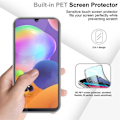 Miniatyrbild 4 av 4: Cadorabo Fodral för Samsung Galaxy A31 i Transparent Fodral 360° Helkroppsskydd Skärmskydd Transparent