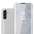 Miniatyrbild 1 av 3: Cadorabo Fodral till Samsung Galaxy A13 5G i SILVER AGATE Clear View Spegelskyddsskydd 360 graders skydd Pengar