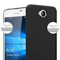 Miniatyrbild 3 av 4: Coque - CADORABO - Nokia Lumia 650 - Skydd 360° - TPU/Silikon - Matdesign Svart