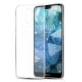 Miniatyrbild 1 av 4: Skyddsskal - CADORABO - Nokia 7.1 2018 - Silikon TPU - Stötresistent - Tunn design Vit