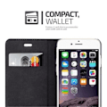 Miniatyrbild 2 av 4: Apple iPhone 6 PLUS Fodral - iPhone 6S PLUS i MEDIUM BRUN från Cadorabo (INVISIBLE MAGNETIC CLOSURE Design) Skyddsfodral