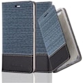 Miniatyrbild 1 av 4: Etui Cadorabo Huawei P10 LITE i Mörkblått Syntetskinn med Lock och Ställfunktion Mörkblå