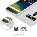 Miniatyrbild 2 av 4: Cadorabo Fodral till Huawei NEXUS 6P i KLASSIG SILVER