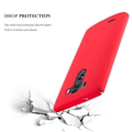 Miniatyrbild 4 av 4: LG G3 Fodral - CADORABO - Frosty Red - FROSTY Design - Ultra Slim Bumper Case Röd