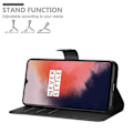Miniatyrbild 2 av 4: Fodral - CADORABO - OnePlus 7T - Konstläder - Stativfunktion - 3 kortfack Svart