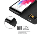 Miniatyrbild 2 av 4: LG G3 STYLUS-fodral i NIGHT BLACK från Cadorabo (INVISIBLE MAGNETIC CLOSURE Design) Helt skyddsfodral med flipskydd