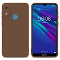 Miniatyrbild 1 av 4: Skydd för Huawei Y6 2019 i FLUID BRUN Fodral Etui Skydd i flexibel TPU-silikon kastanj