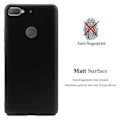 Miniatyrbild 3 av 4: Coque - CADORABO - HTC Desire 12 PLUS - Metallisk - Stötskydd - Elegant design Svart