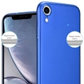 Miniatyrbild 4 av 4: Coque - CADORABO - Apple iPhone XR - Hård Skydd - Matt Metallisk Design - Blå Färg Blå
