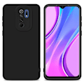 Miniatyrbild 1 av 4: Fodral till Xiaomi RedMi 9 i BLACK FLUID Fodralskydd i flexibelt TPU silikonskydd Svart