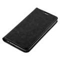 Miniatyrbild 3 av 4: Samsung Galaxy S6 EDGE Fodral i NIGHT BLACK från Cadorabo (INVISIBLE MAGNETIC CLOSURE Design) Helt skyddsfodral med